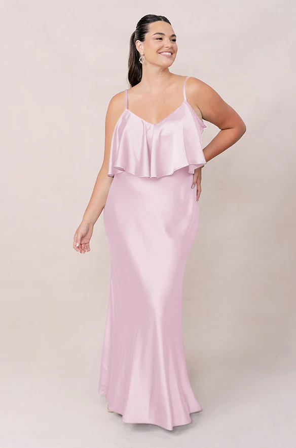 Riley Convertible Satin Dress | Made To Order - Image 57