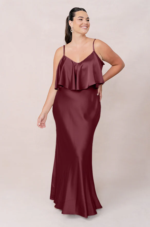 Riley Convertible Satin Dress | Made To Order - Image 67