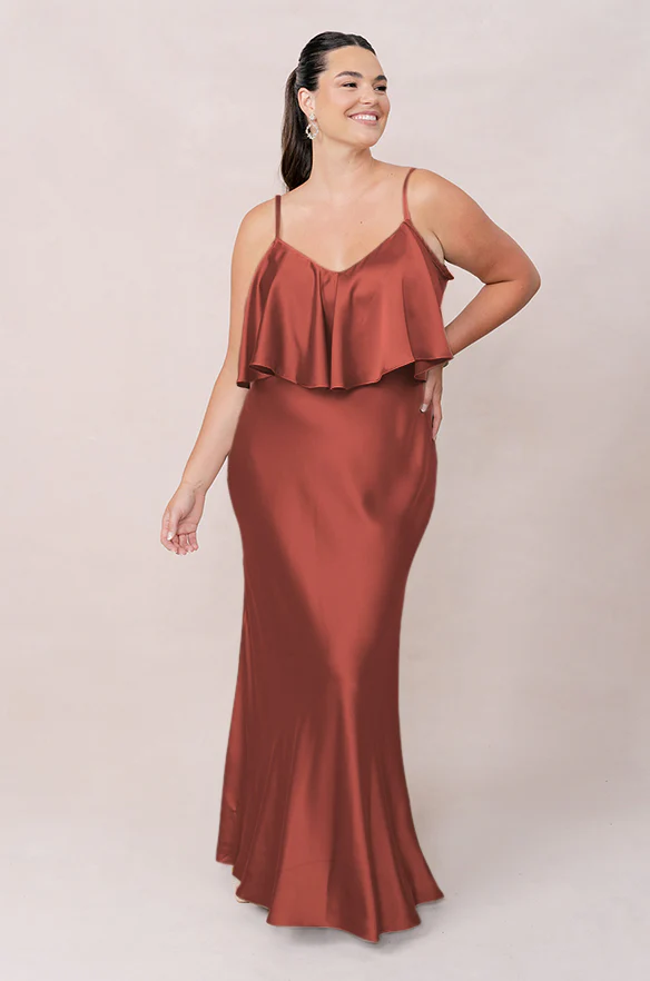 Riley Convertible Satin Dress | Made To Order - Image 69