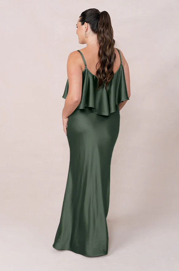 Riley Convertible Satin Dress | Made To Order - Image 76