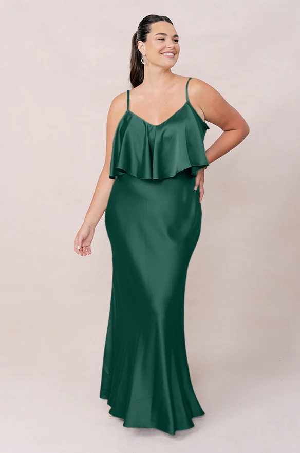 Riley Convertible Satin Dress | Made To Order - Image 83