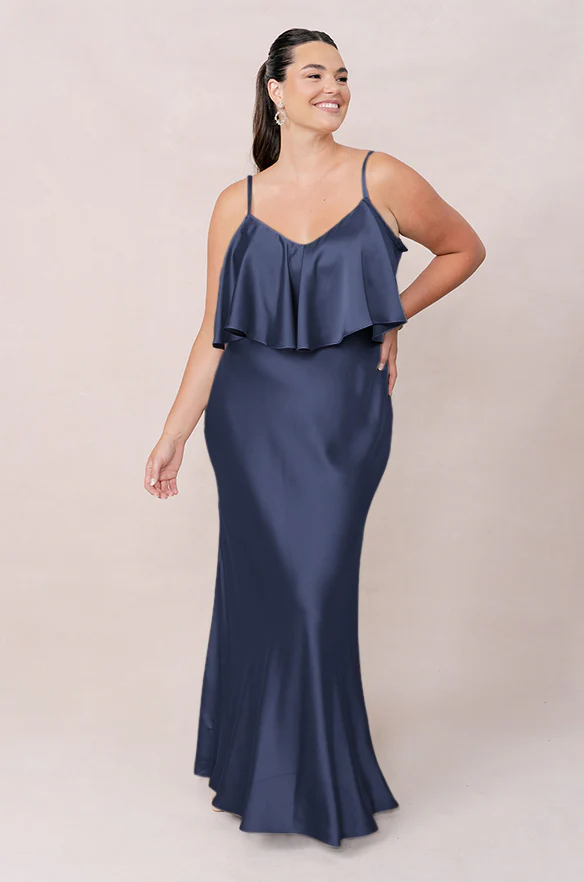 Riley Convertible Satin Dress | Made To Order - Image 99