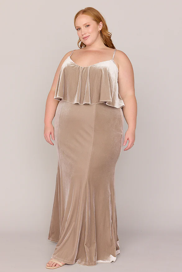 Riley Convertible Velvet Dress | Made To Order - Image 11