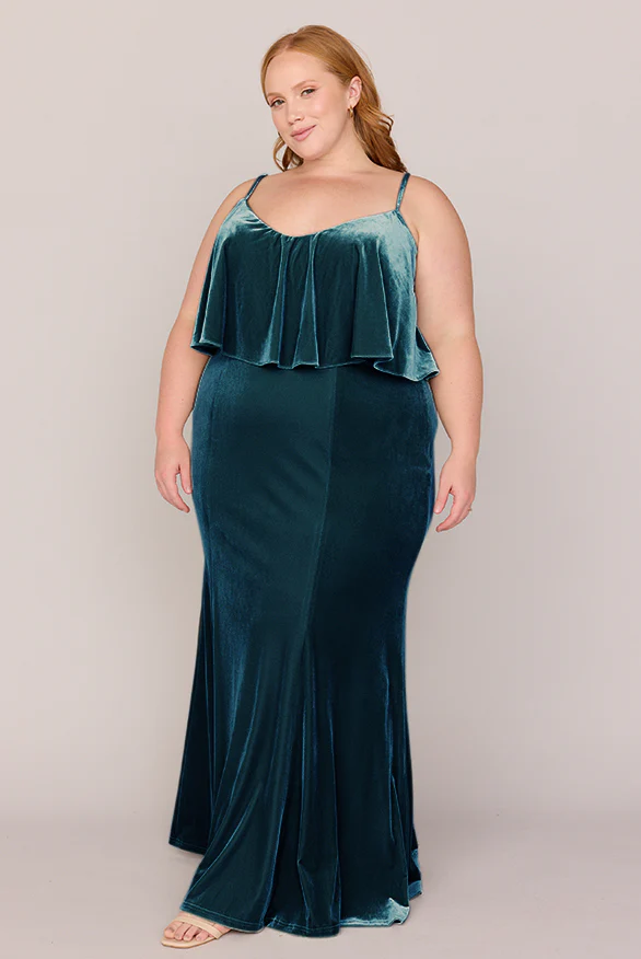 Riley Convertible Velvet Dress | Made To Order - Image 15