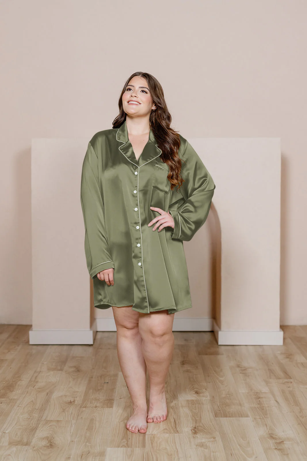 Rise n Shine Satin Sleep Dress | Made To Order - Image 31