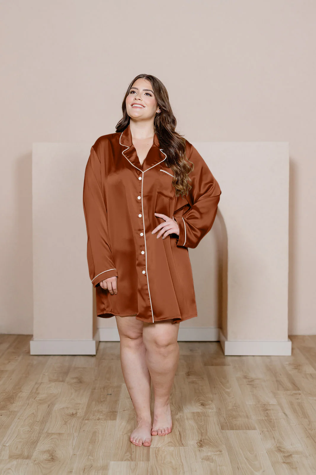 Rise n Shine Satin Sleep Dress | Made To Order - Image 36