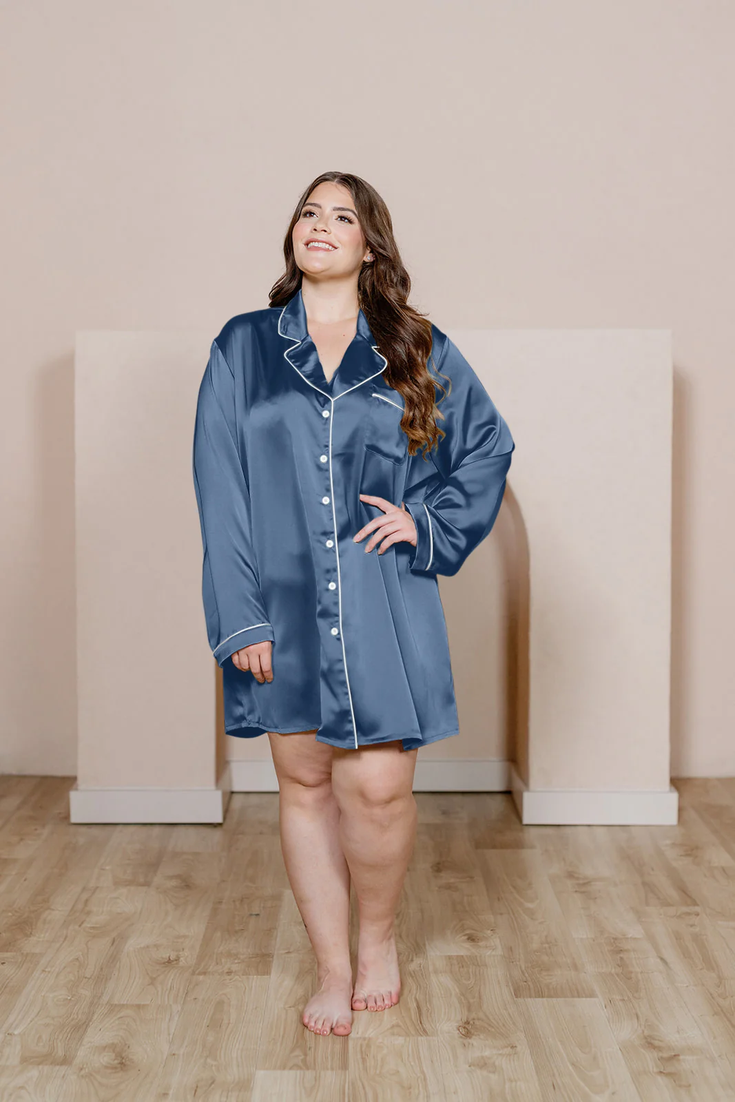 Rise n Shine Satin Sleep Dress | Made To Order - Image 47