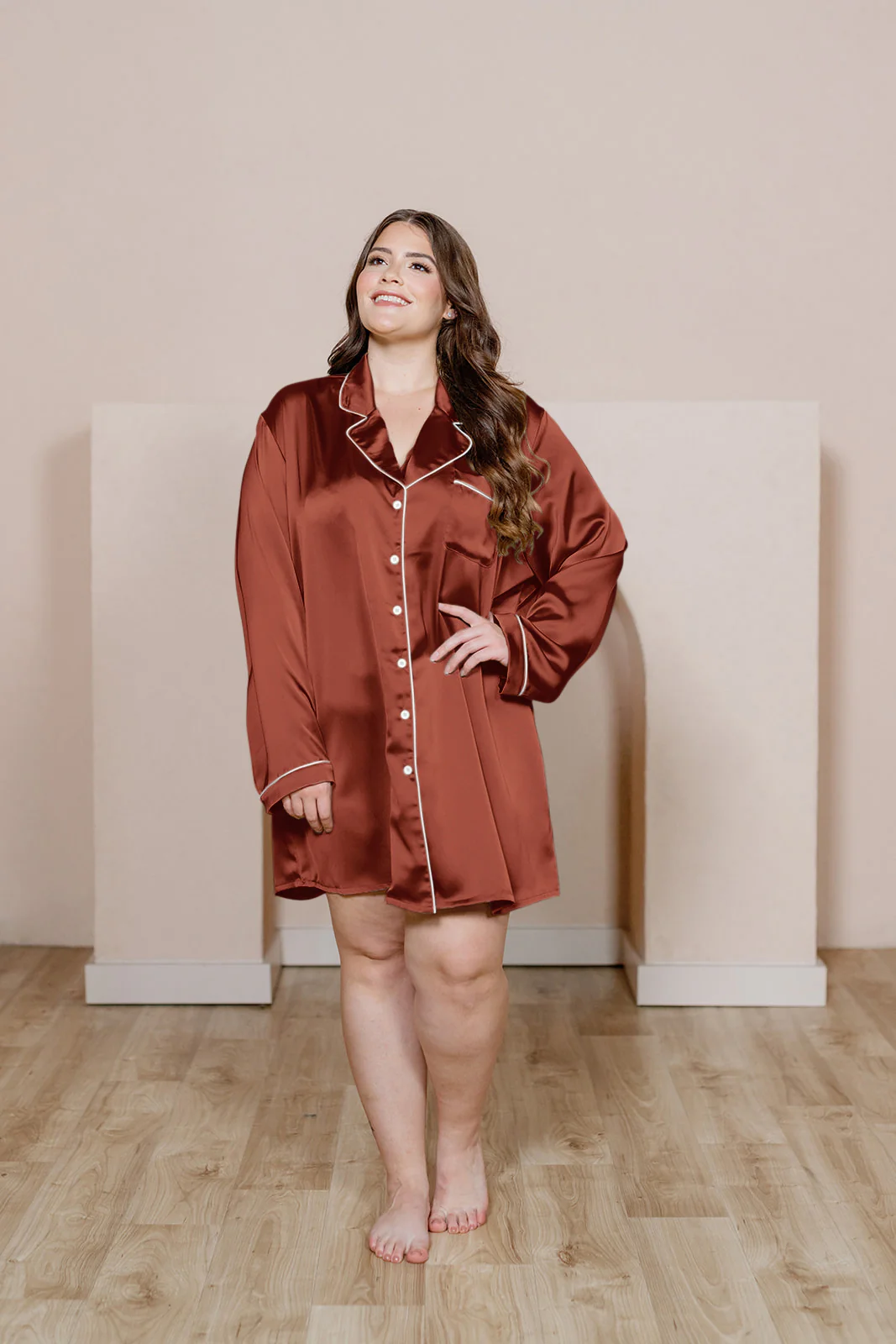 Rise n Shine Satin Sleep Dress | Made To Order - Image 52