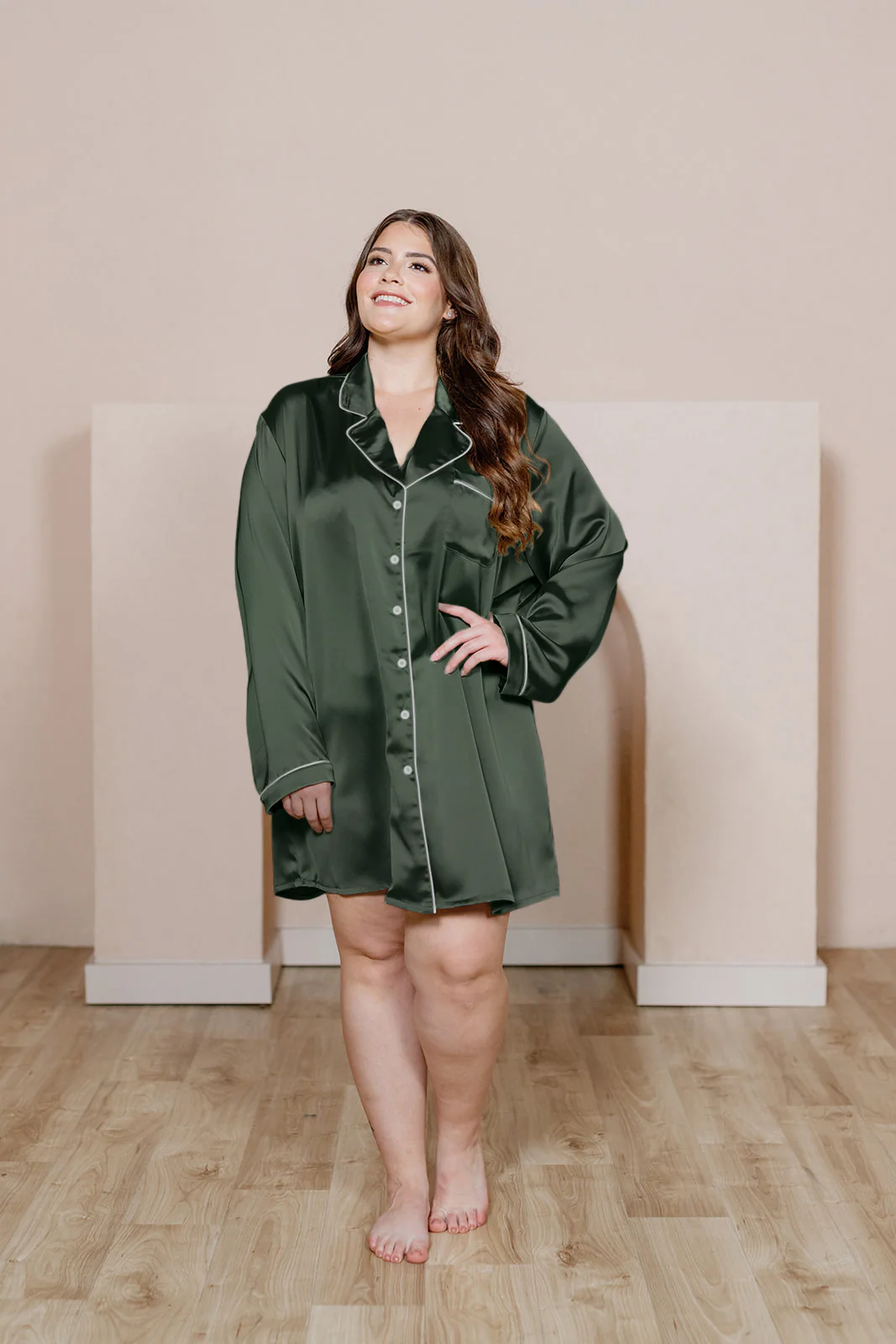 Rise n Shine Satin Sleep Dress | Made To Order - Image 57