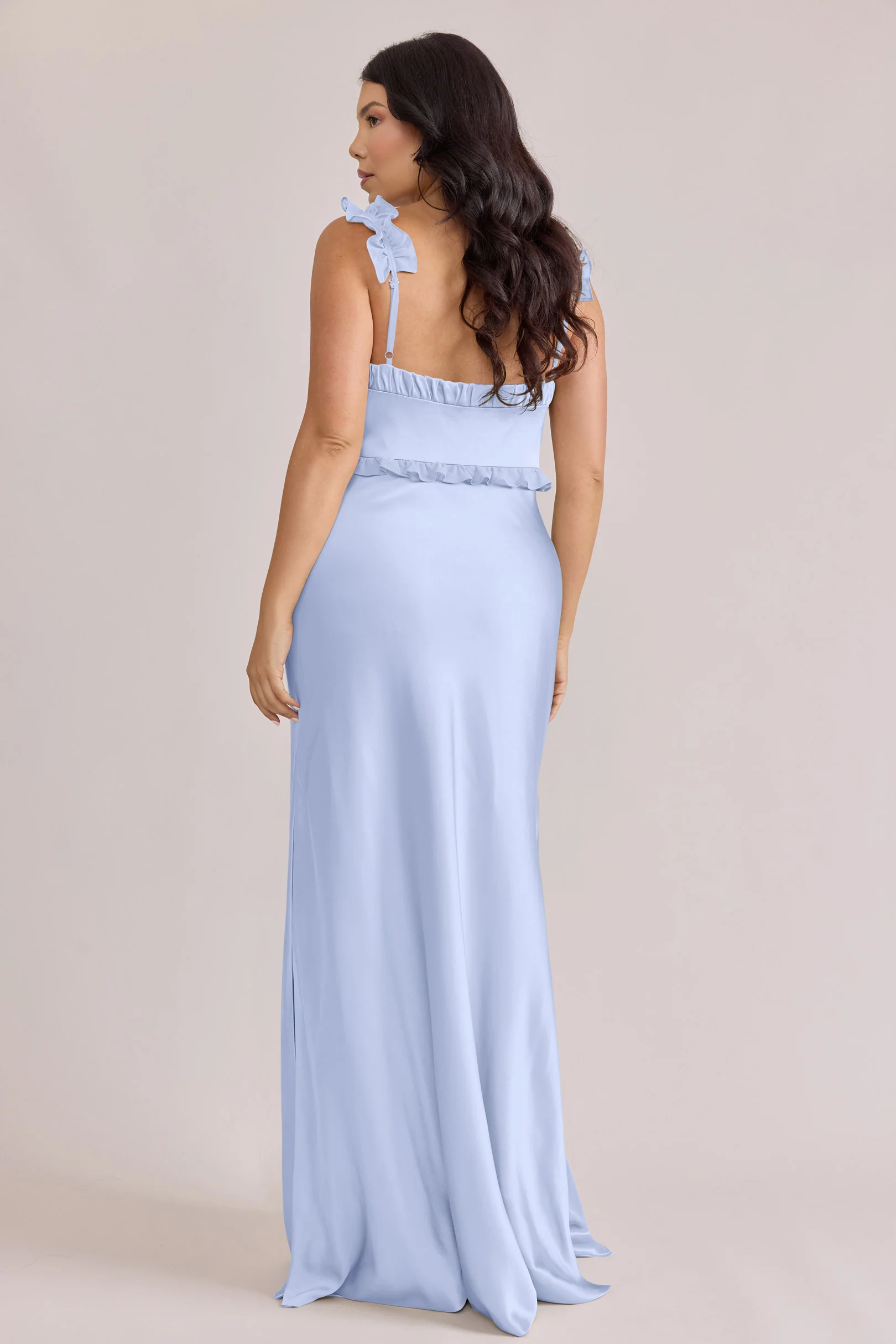 Romy Satin + Chiffon Dress | Made To Order - Image 27