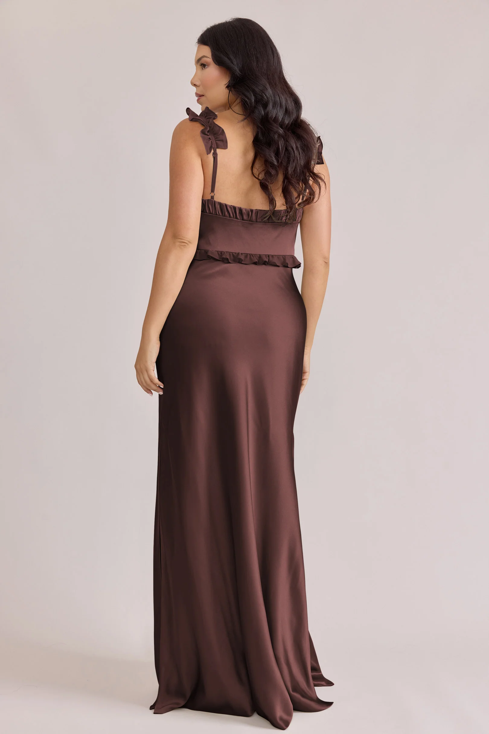 Romy Satin + Chiffon Dress | Made To Order - Image 33