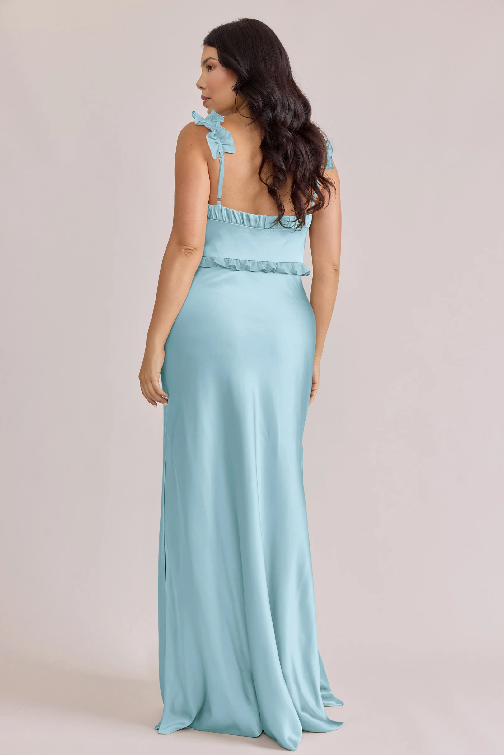 Romy Satin + Chiffon Dress | Made To Order - Image 37
