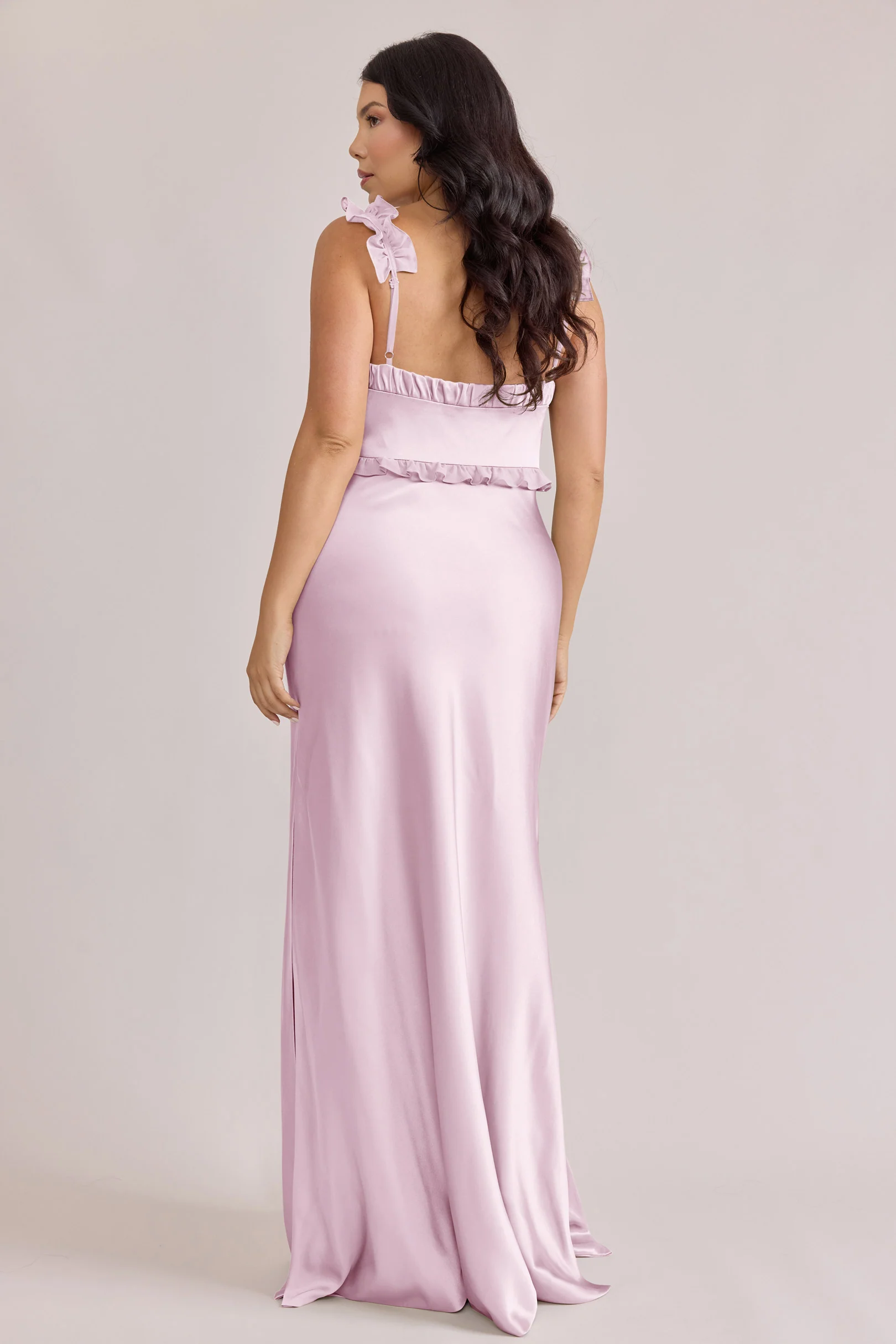 Romy Satin + Chiffon Dress | Made To Order - Image 58