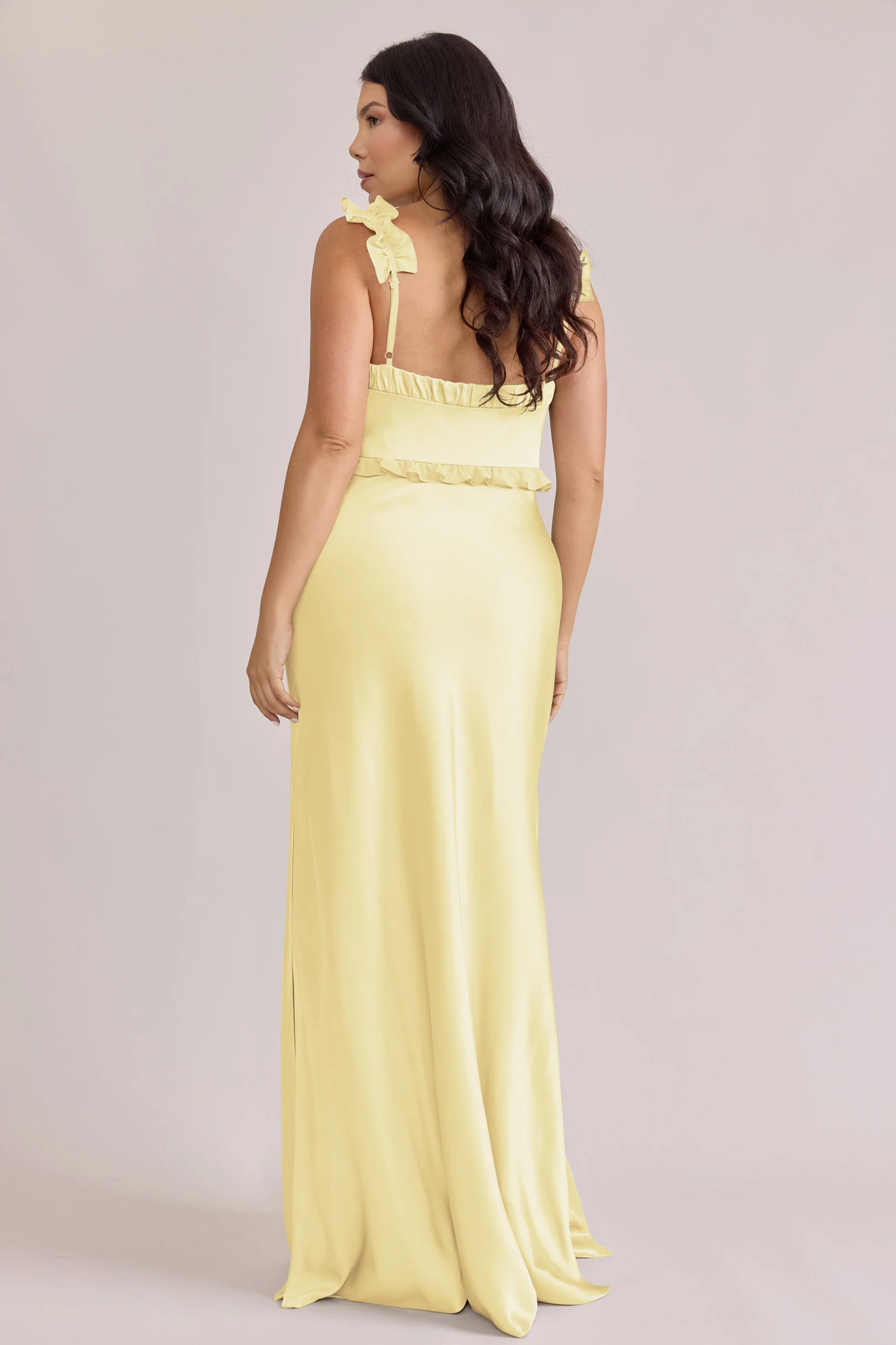 Romy Satin + Chiffon Dress | Made To Order - Image 6