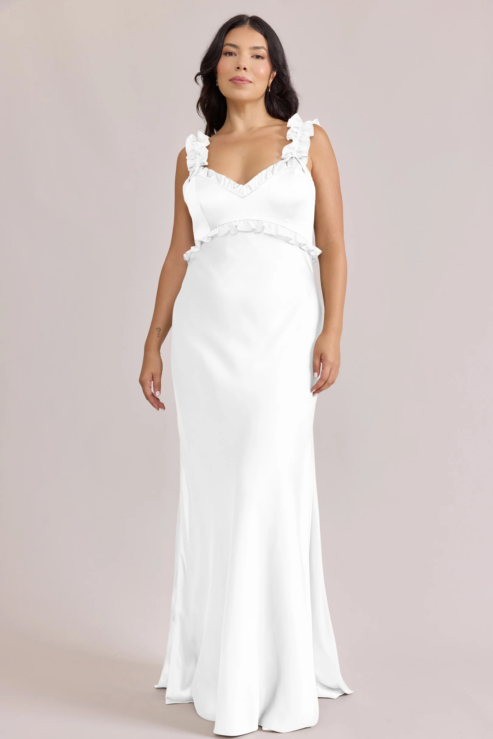 Romy Satin + Chiffon Dress | Made To Order - Image 7