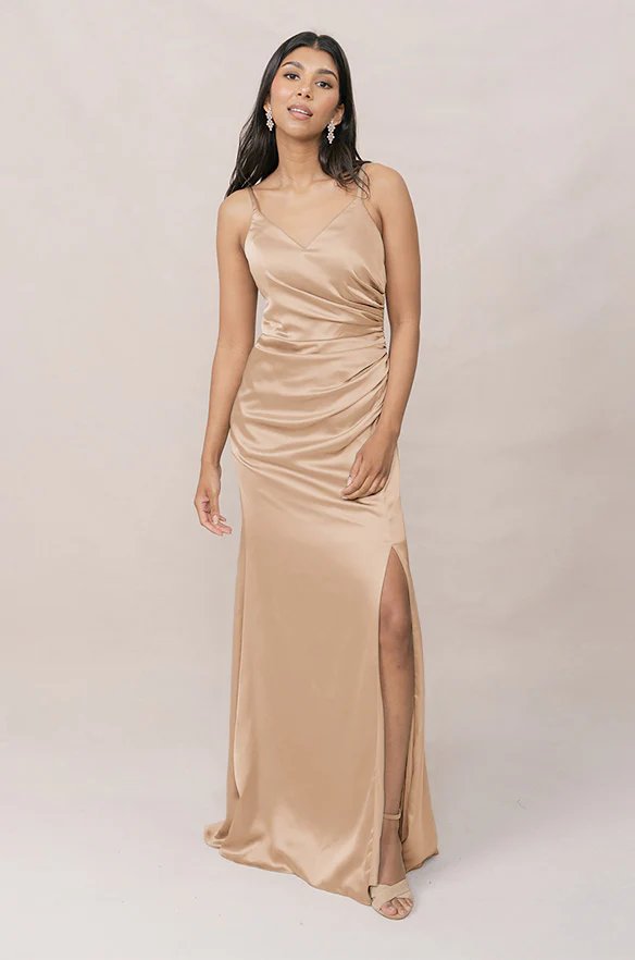 Rory Satin Dress | Made To Order - Image 100