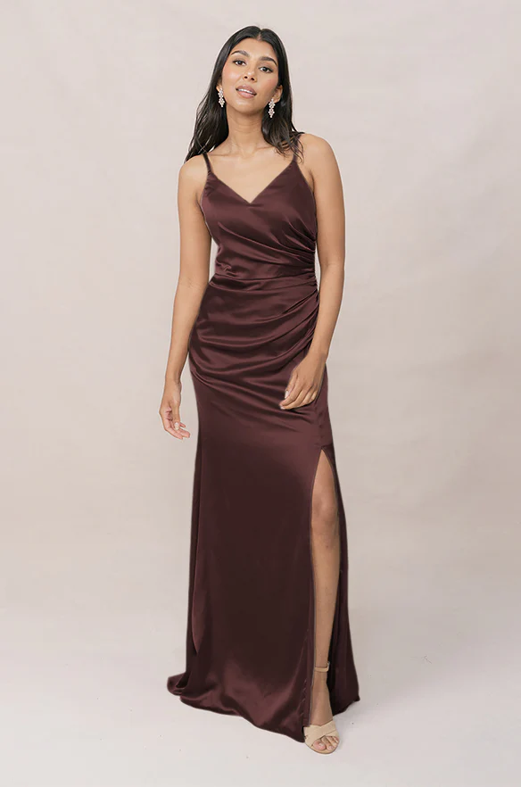 Rory Satin Dress | Made To Order - Image 112
