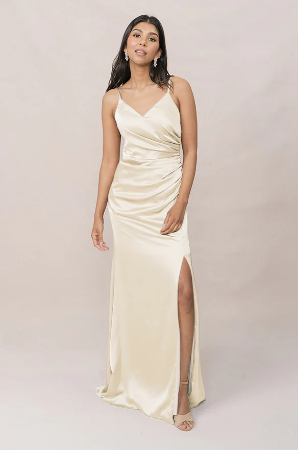 Rory Satin Dress | Made To Order - Image 122