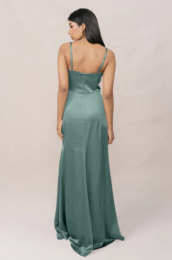 Rory Satin Dress | Made To Order - Image 135