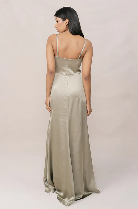 Rory Satin Dress | Made To Order - Image 143