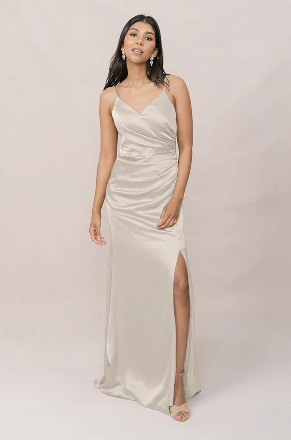 Rory Satin Dress | Made To Order - Image 146