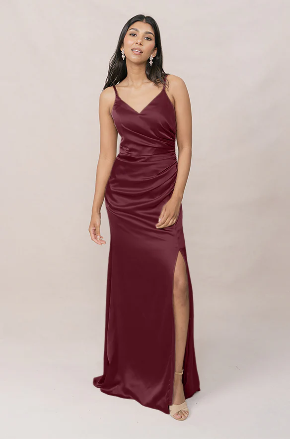 Rory Satin Dress | Made To Order - Image 72