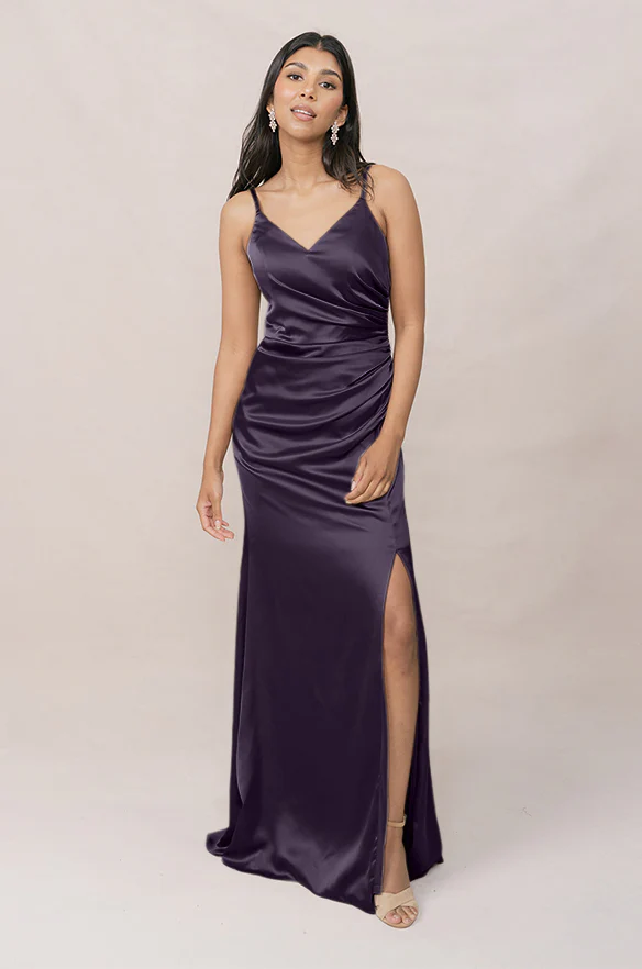 Rory Satin Dress | Made To Order - Image 86