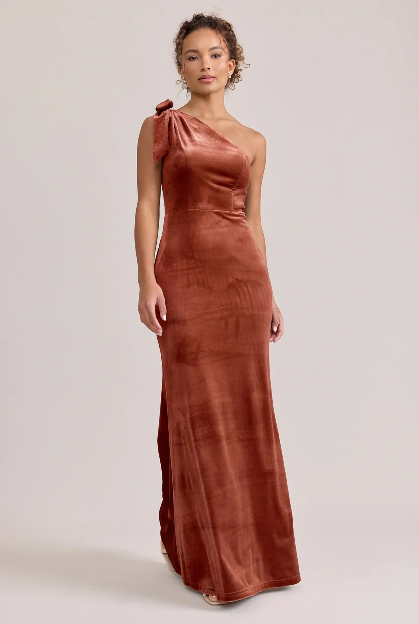 Rowan Velvet Dress | Made To Order - Image 23