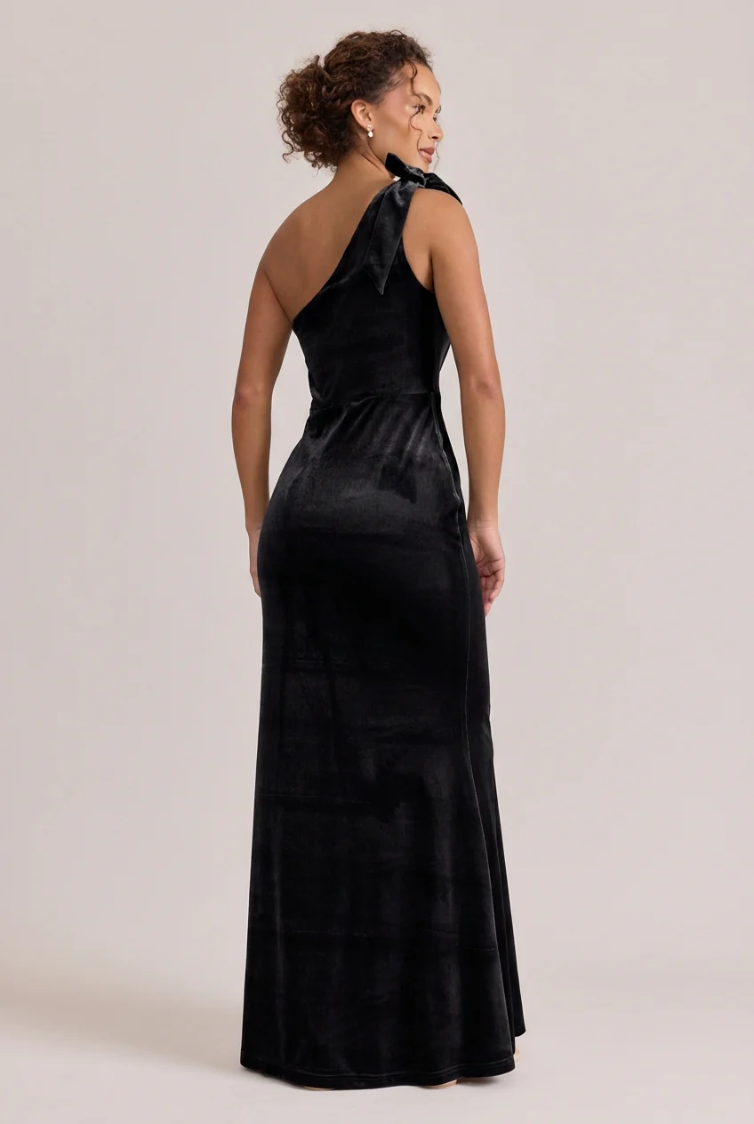 Rowan Velvet Dress | Made To Order - Image 25