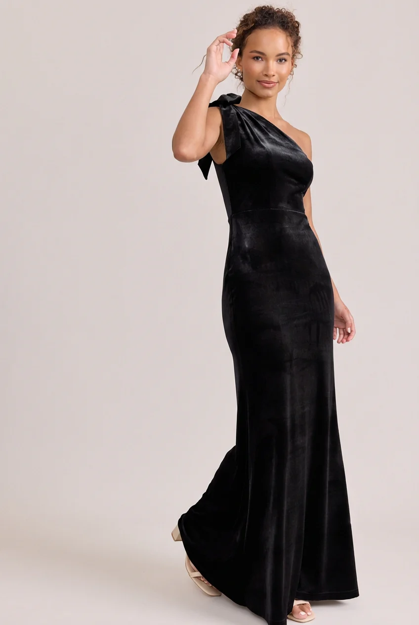 Rowan Velvet Dress | Made To Order - Image 26
