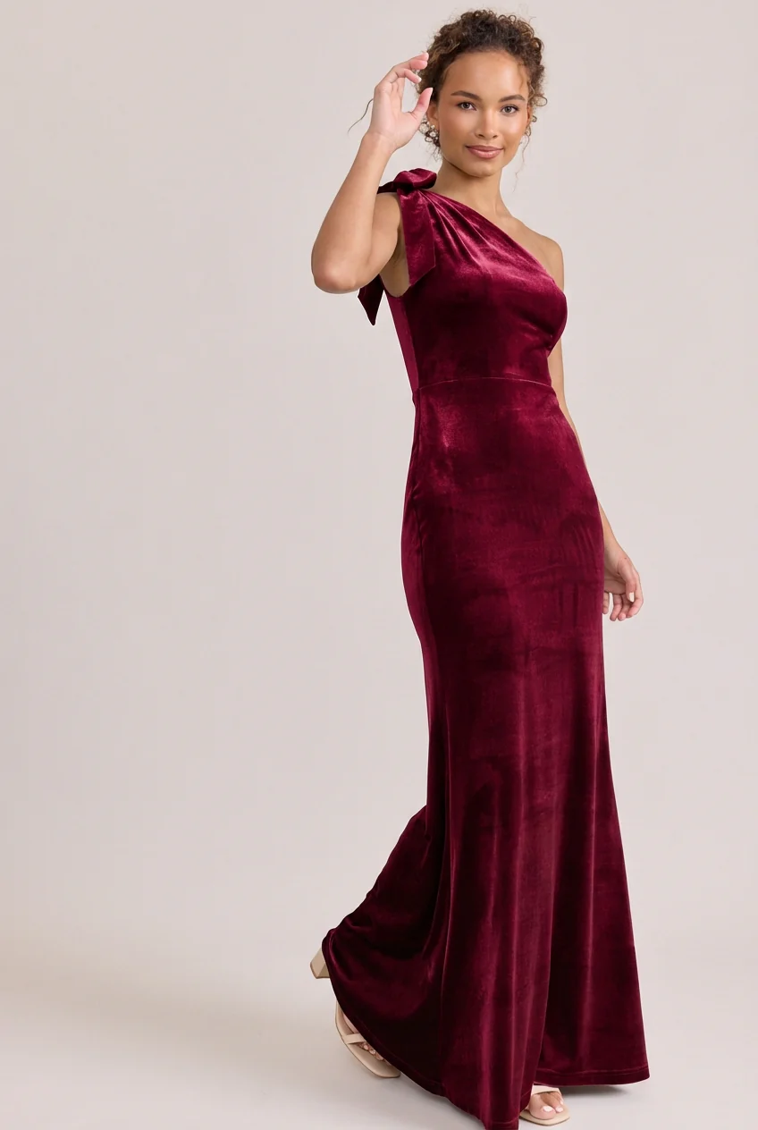 Rowan Velvet Dress | Made To Order - Image 30