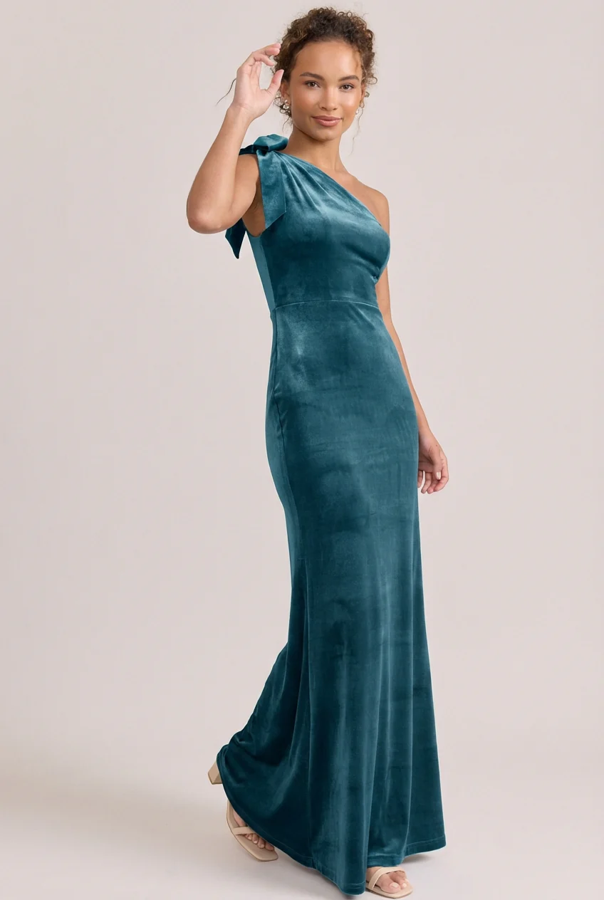 Rowan Velvet Dress | Made To Order - Image 34