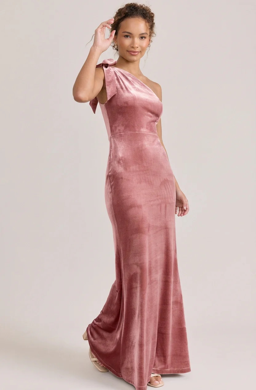 Rowan Velvet Dress | Made To Order - Image 37