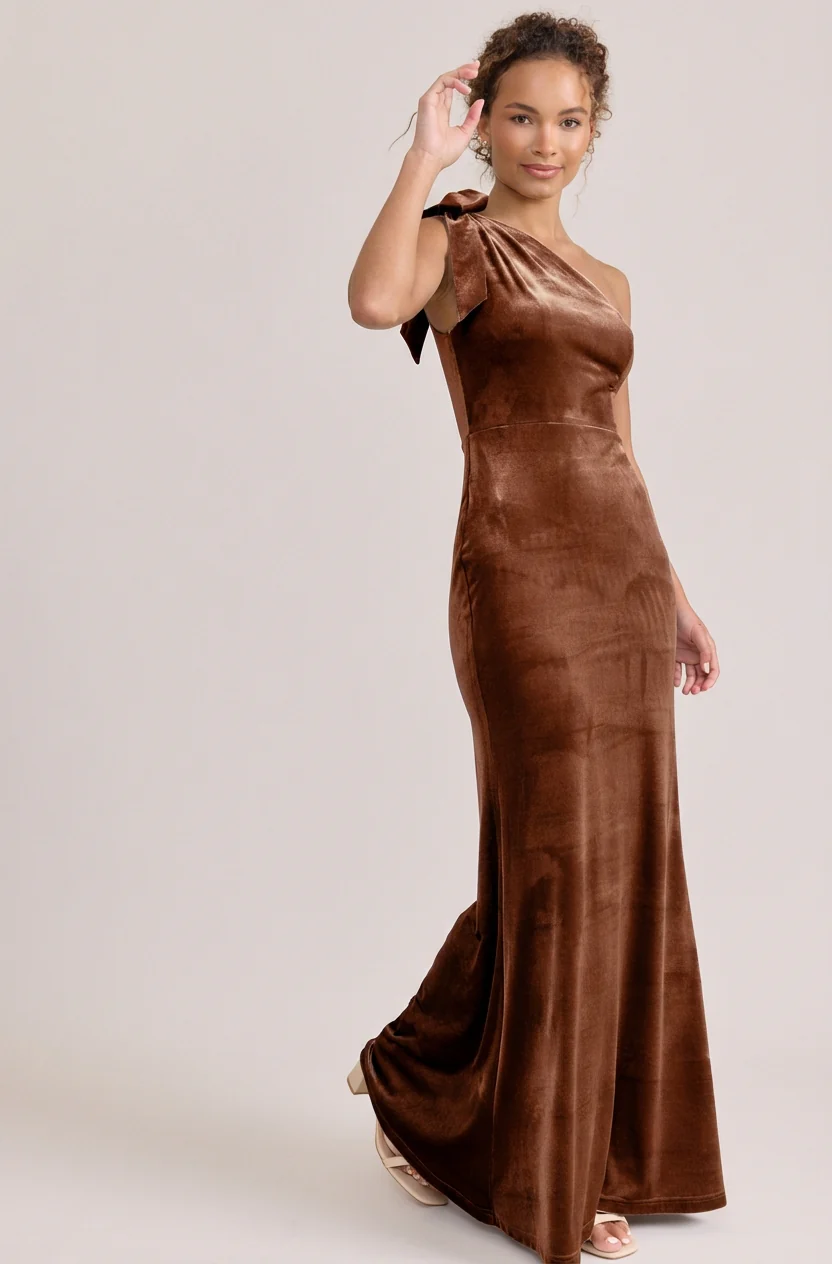 Rowan Velvet Dress | Made To Order - Image 46