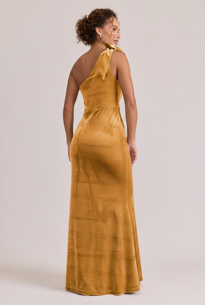 Rowan Velvet Dress | Made To Order - Image 47