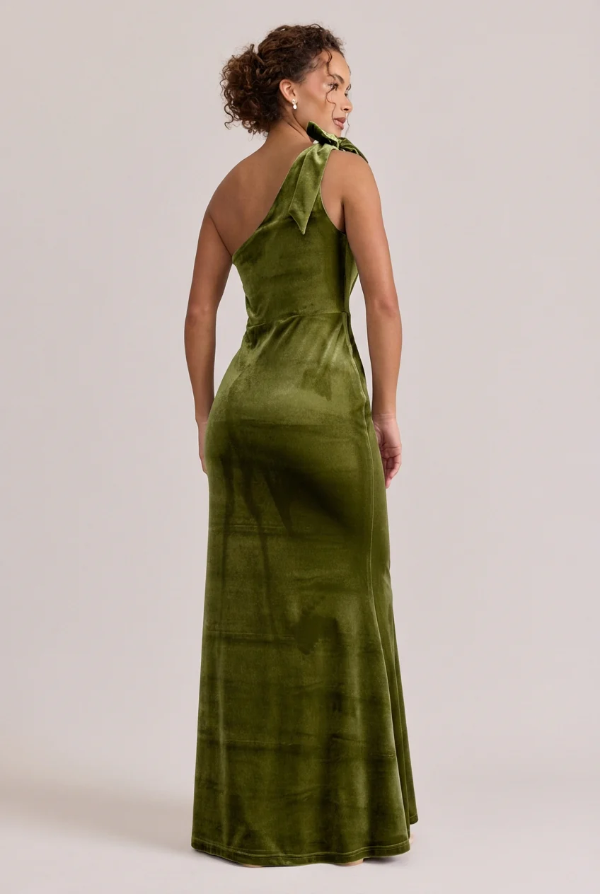 Rowan Velvet Dress | Made To Order - Image 51