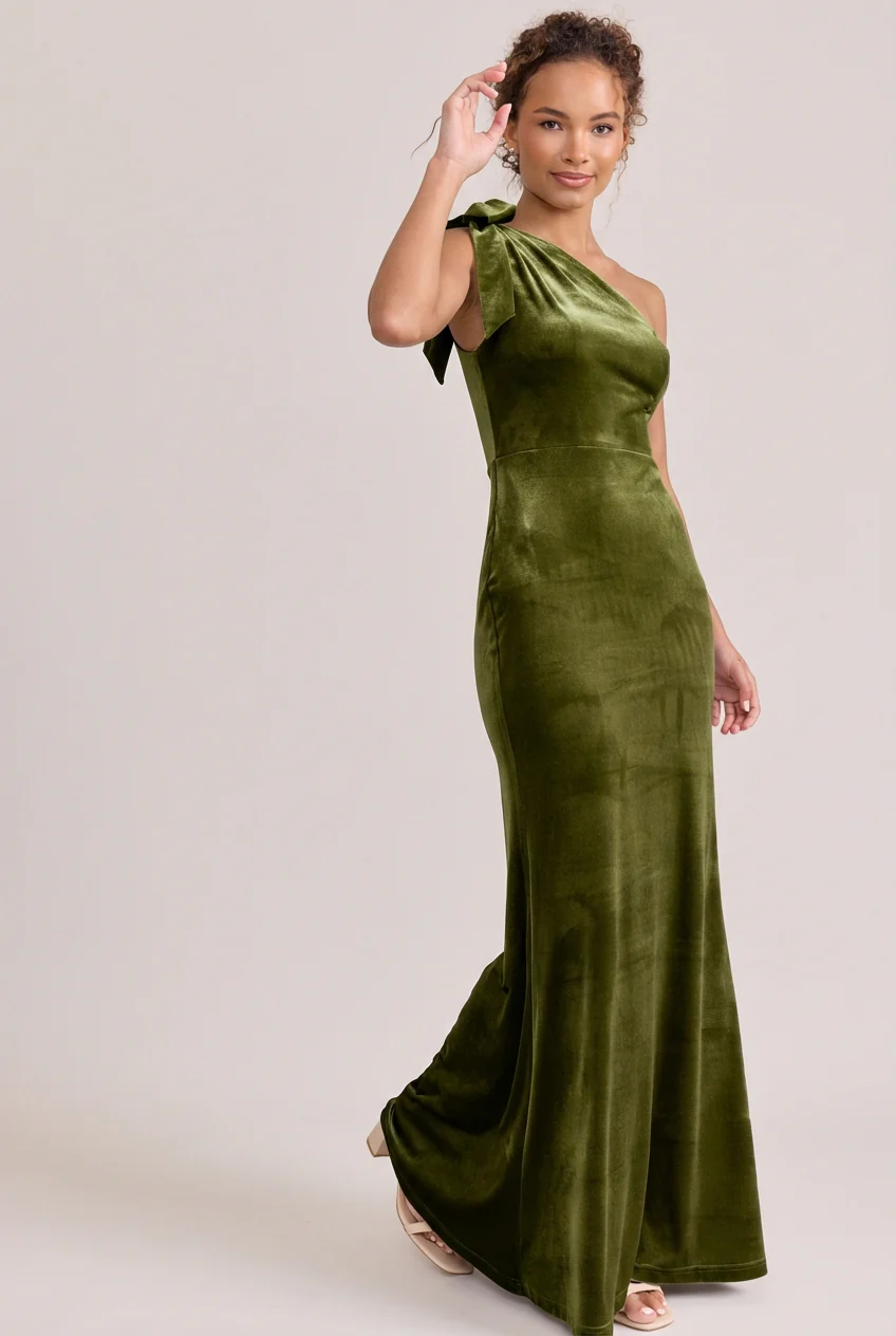 Rowan Velvet Dress | Made To Order - Image 52