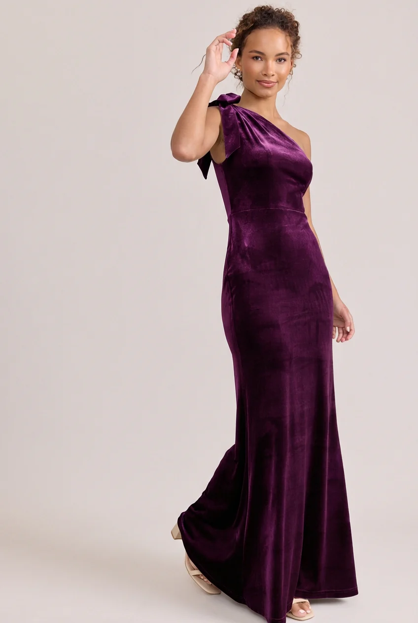 Rowan Velvet Dress | Made To Order - Image 54