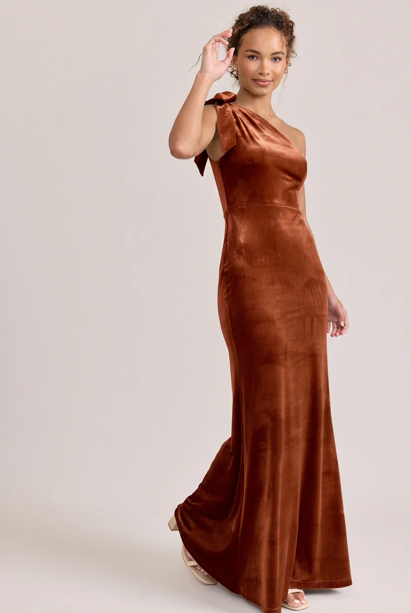 Rowan Velvet Dress | Made To Order - Image 62