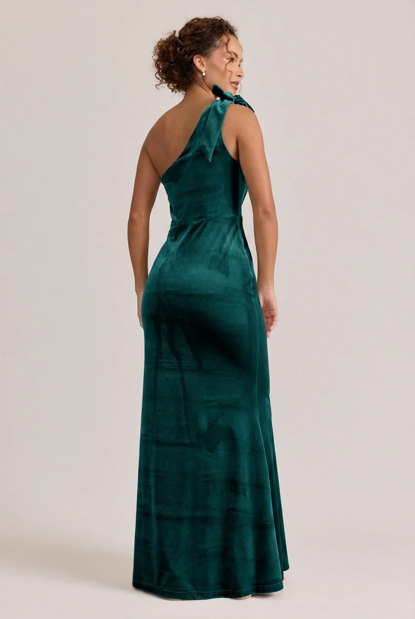 Rowan Velvet Dress | Made To Order - Image 90
