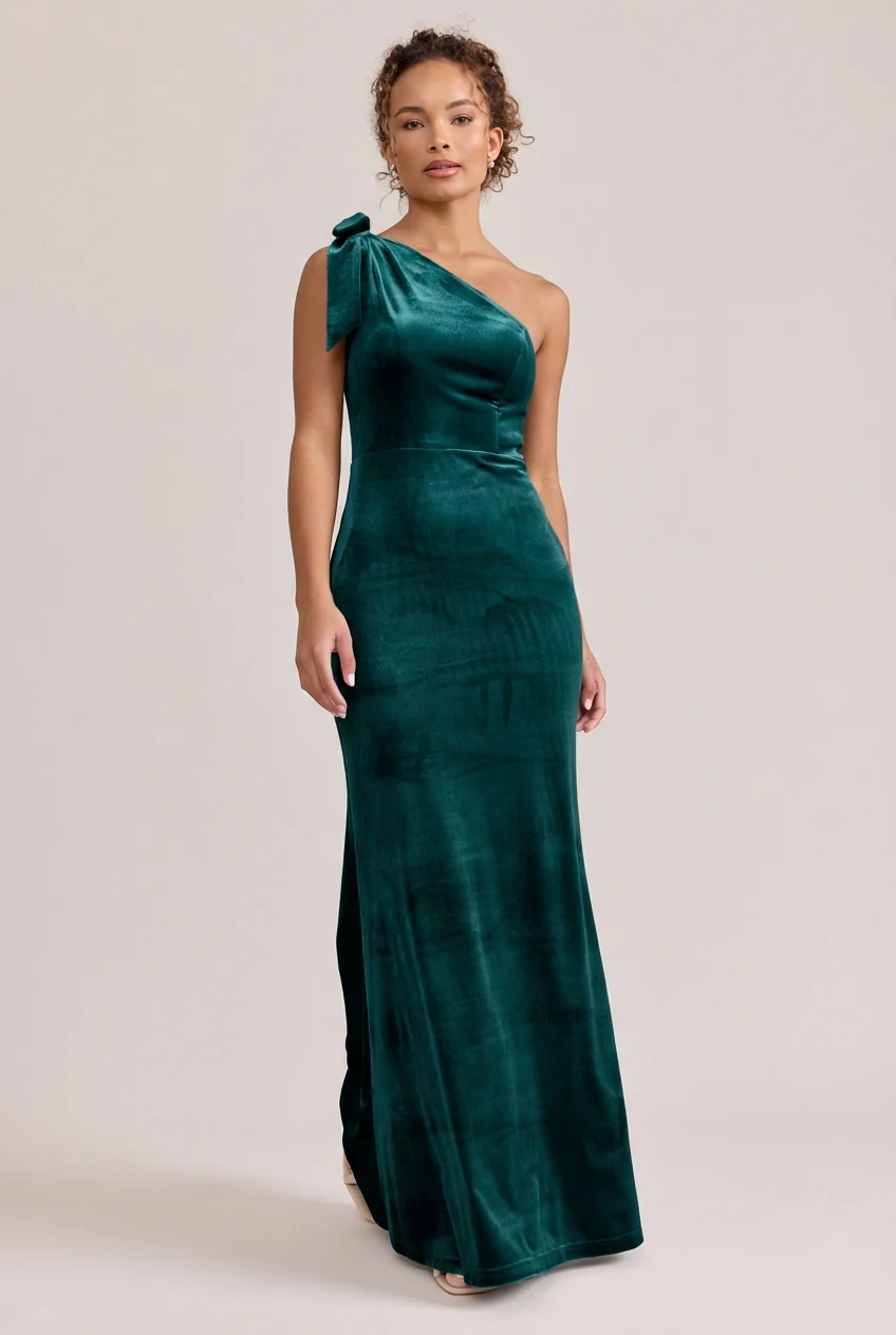 Rowan Velvet Dress | Made To Order - Image 91