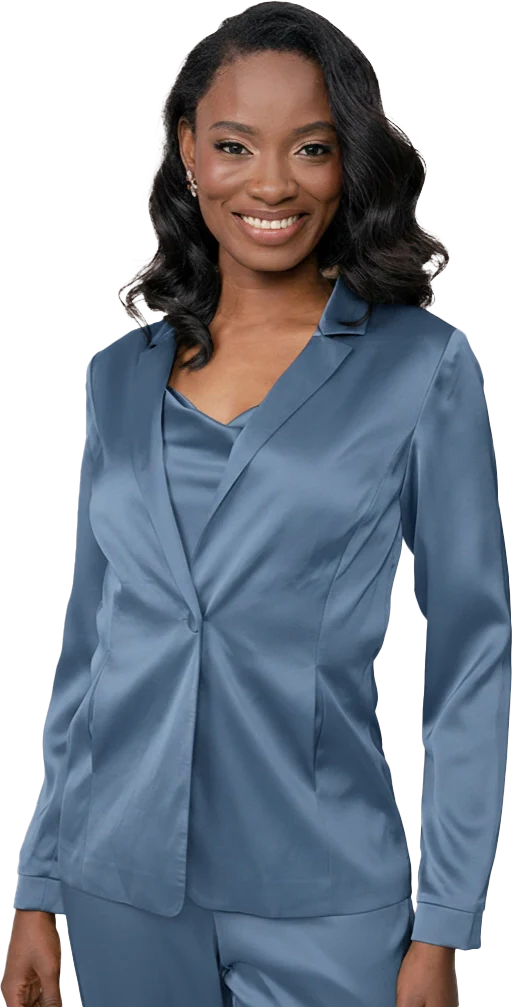 Ruby Satin Jacket | Made To Order - Image 120