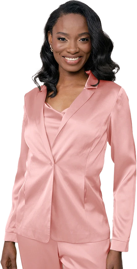 Ruby Satin Jacket | Made To Order - Image 15