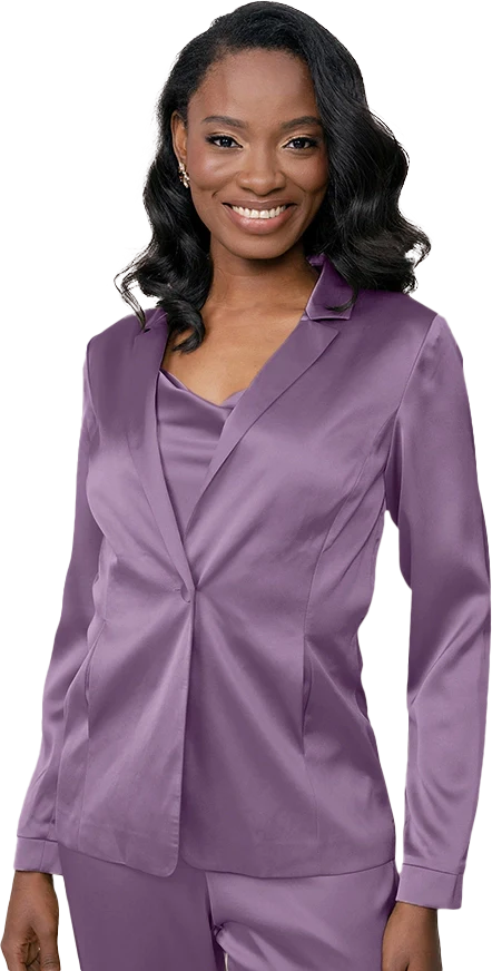 Ruby Satin Jacket | Made To Order - Image 22