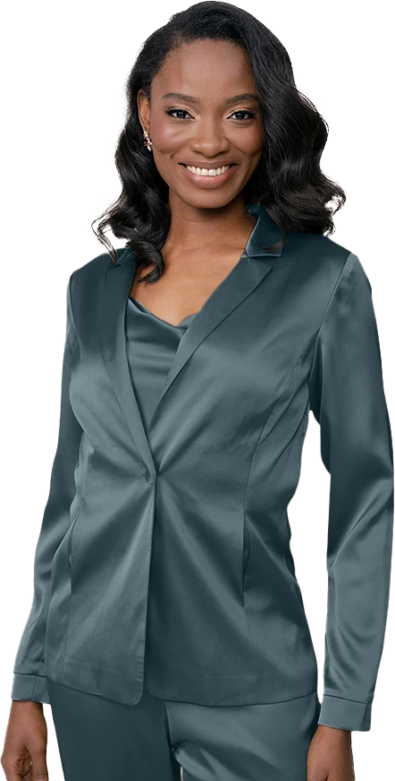 Ruby Satin Jacket | Made To Order - Image 25