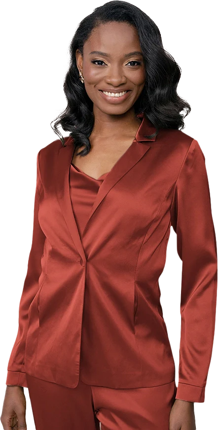 Ruby Satin Jacket | Made To Order - Image 56