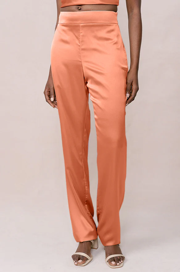Ruby Satin Pants | Made To Order - Image 100