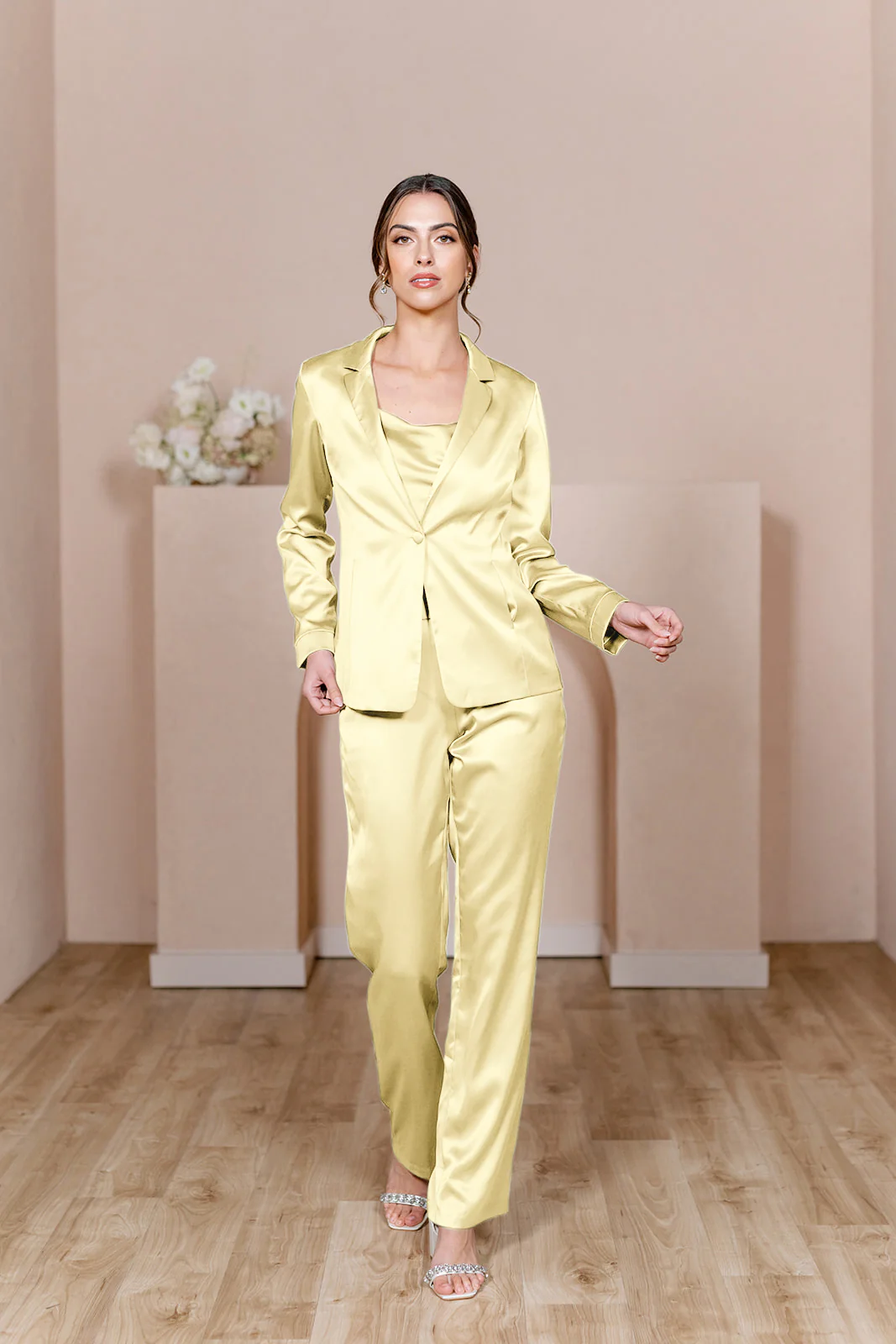 Ruby Satin Pants | Made To Order - Image 107