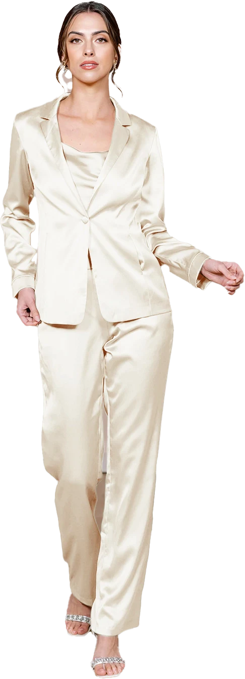 Ruby Satin Pants | Made To Order - Image 115