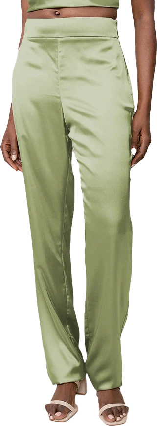 Ruby Satin Pants | Made To Order - Image 116